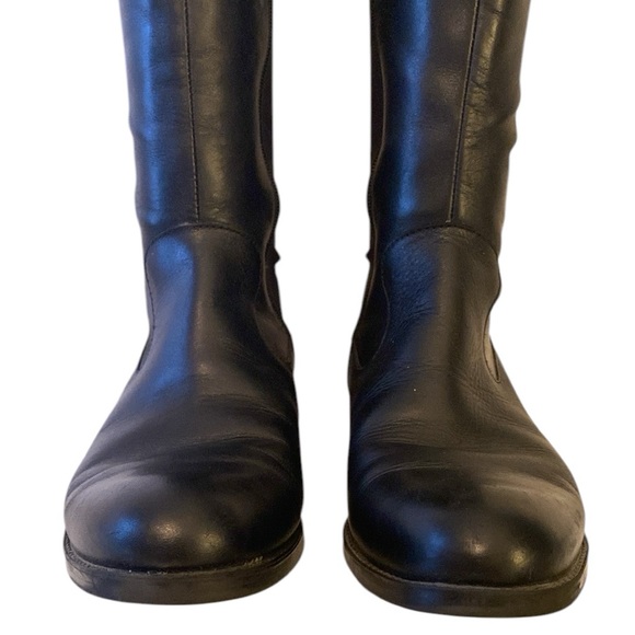 Tahari Brady Tall Black Leather Boots EUC - Picture 3 of 7